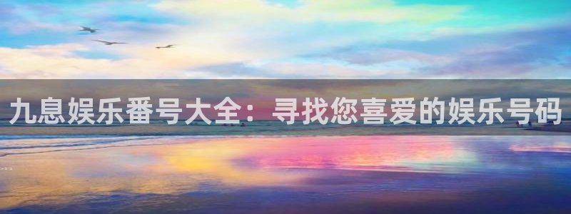 壹号娱乐app：九息娱乐番号大全：寻找您喜爱的娱乐号码